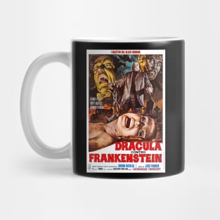 dracula vs frankenstein vs the werewolf Mug